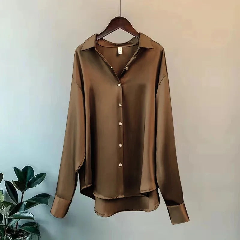 New Sweater Cardigans Woman Top Long Sleeve Lapel Button Elegance Sweet Casual Coats